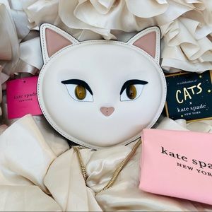 Kate Spade White Cate Crossbody-RARE